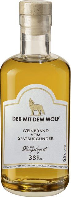 Winzergenossenschaft Wolfenweiler Weinbrand Spätburgunder, Baden, 38% Vol., 0,5 l - Bild 1