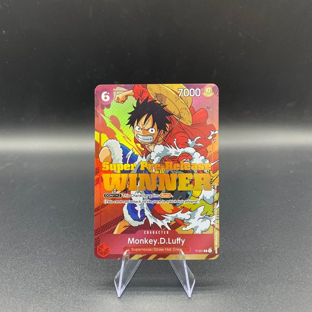 Bandai One Piece Affe D Luffy, Sammelkarte, Englisch, 1-teiliges Set - Bild 1