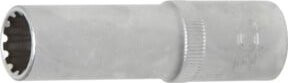 BGS Steckschlüssel-Einsatz Gear Lock tief 10254, Antrieb 1/2 Zoll, SW 14 mm, Silber - Bild 1