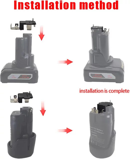 Bosch BAT411 Batterie Ladegerät Anschluss Buchse und Klemme als Adapter Konverter für 10,8 V und 12 V Li-Ionen-Batterien - Bild 1