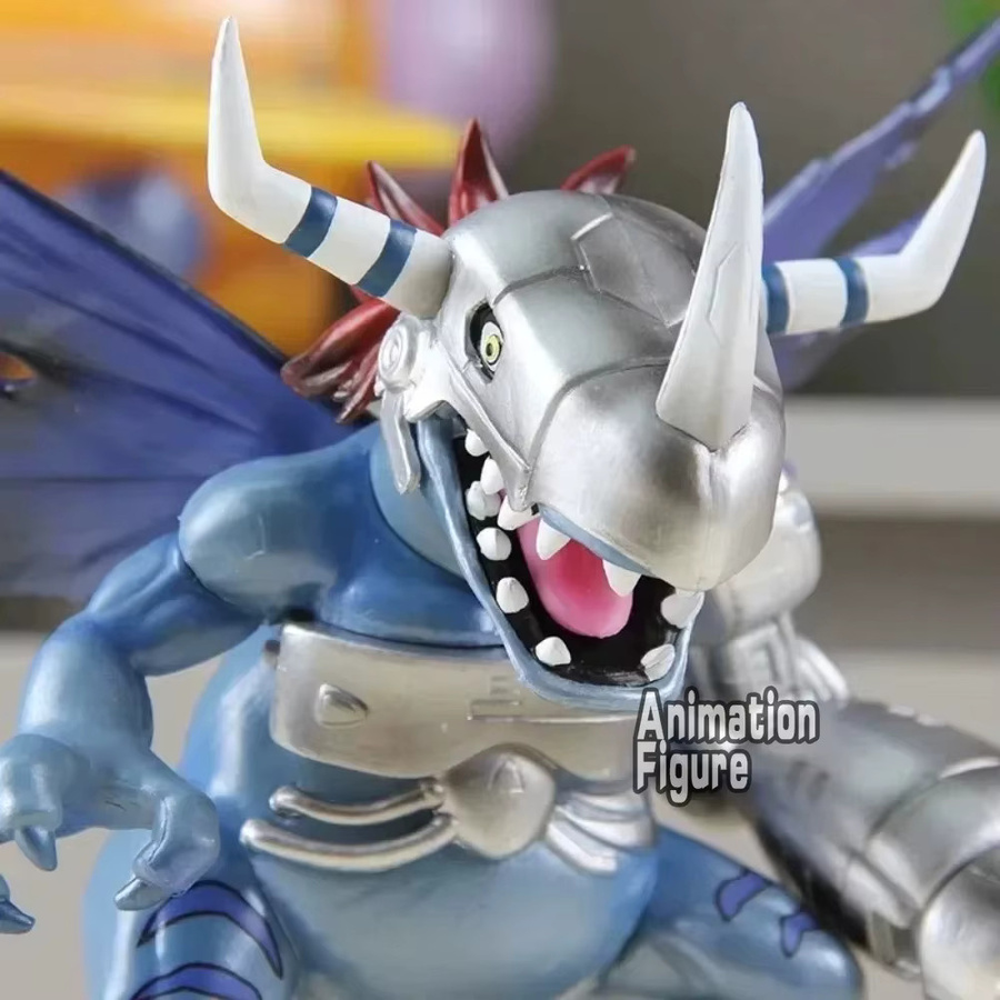 Bandai Digimon Adventure Blue Metal Greymon Actionfigur aus PVC und Metall, Höhe: 19 cm - Bild 3