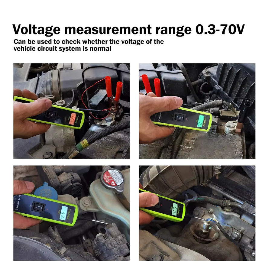 Topdiag DC 6-30V P60 Elektrisches System Tester Werkzeug für die Automobil-Diagnose und Batterieprüfung - Bild 4