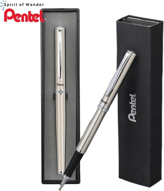 Pentel Gelstift K600 mit schwarzer Tinte und 0,7 mm Spitze in Metallfassung - Bild 1