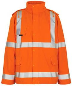 Mascot Feldbach Regenjacke in Hi-Vis Orange Größe XL nach EN ISO 20471 Klasse 3 - Bild 1