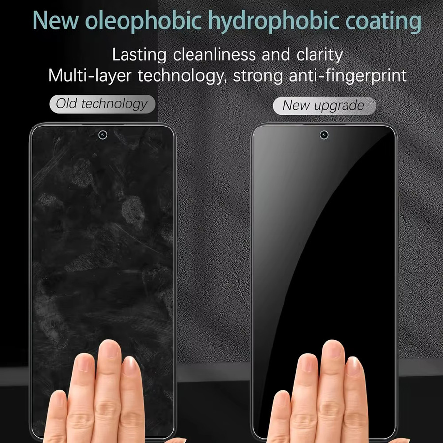 3 Stück DIXSG Anti-Spionage Displayschutzfolien aus gehärtetem Glas für Samsung Galaxy A57 A56 A55 A37 A36 A35 A27 A26 A25 A17 A16 A15, transparent - Bild 3