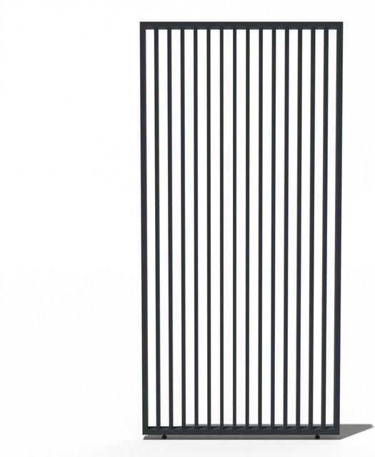 PERGOLINE Seitenwandpaneel Trumpf + Superior vertikal in Anthrazit, Breite: 0,93 m - Bild 1