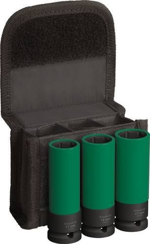 Bosch PRO Impact Steckschlüsseleinsatz-Set 1/2", 3-teilig, schwarz aus Edelstahl - Bild 1