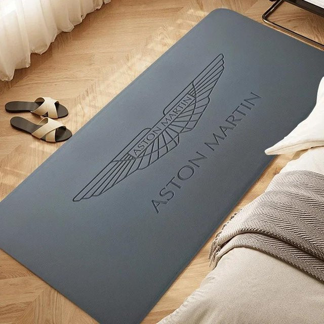 Karpetti Bodenteppich D-Aston D-Martin Veranda in Blau, rutschfest und waschbar, B/T: 40 x 120 cm - Bild 1