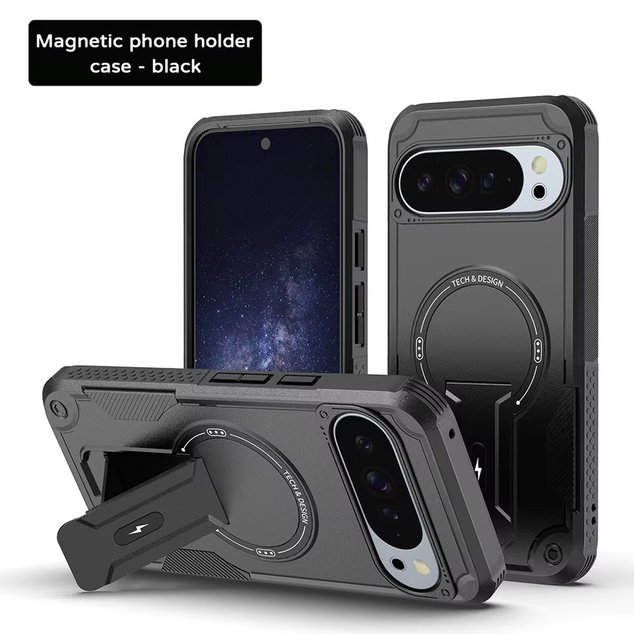 Stoßfeste Magnetische Bundesliga Shell Handyhülle für Google Pixel 10 Pro, Pixel 10, Pixel 9 und Pixel 10 Pro XL in Schwarz oder Grau - Bild 6