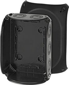 Hensel Kabelabzweigkasten KF 1600 B, schwarz, B: 15,5 cm, L: 21 cm, H: 1 cm - Bild 1