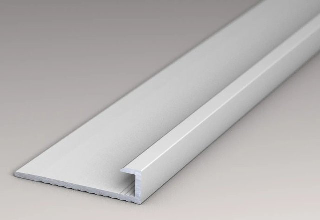 Kronoflooring C-Profil Rock the Wall Aluminium in Silber, Länge: 265 cm - Bild 1