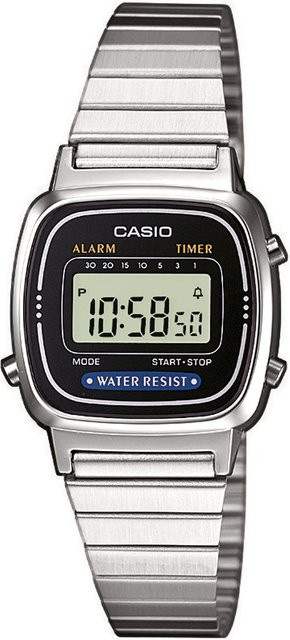 CASIO Digitaluhr, Quarz, Kunststoff, Schwarz, 24 mm, Damen - Bild 1