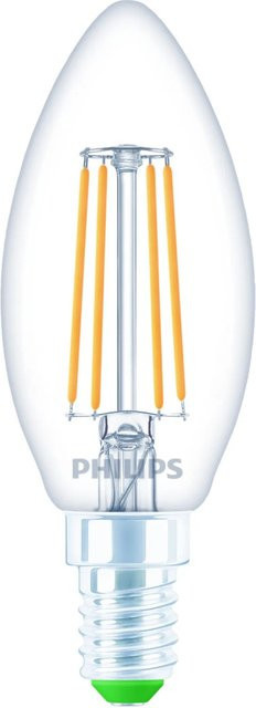 Philips LED-Leuchtmittel E14 Kerzenform in Klar, 2,3 W, 485 lm, Höhe: 9,7 cm, Durchmesser: 3,5 cm - Bild 1