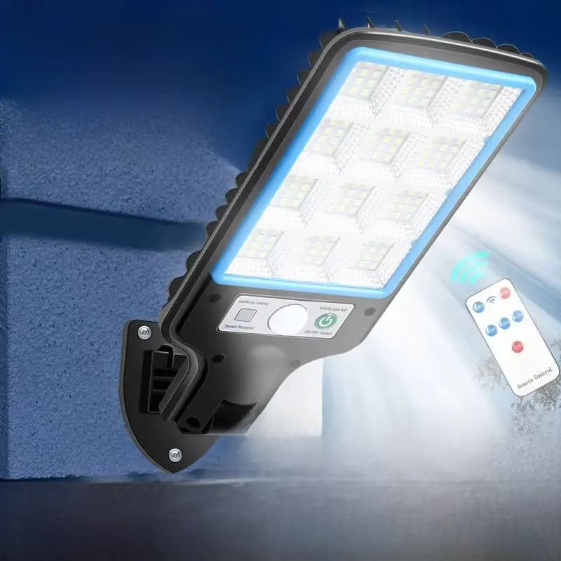 Heinast Solar LED Außenwandleuchte mit 144 SMD LEDs, Bewegungsmelder und 3 Modi, Schwarz - Bild 6