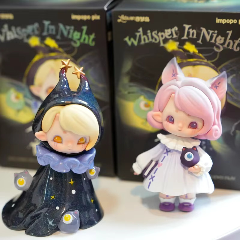 Impopo Whisper in Night, Blind Box Surprise Mystery Box, Anime Figur, Puppe, Ornament - Bild 3