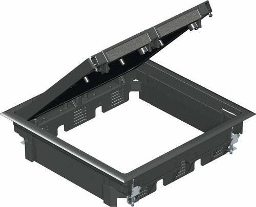 OBO Bettermann GES9 10U 9011 Geräteeinsatz aus Kunststoff in Schwarz - Bild 1