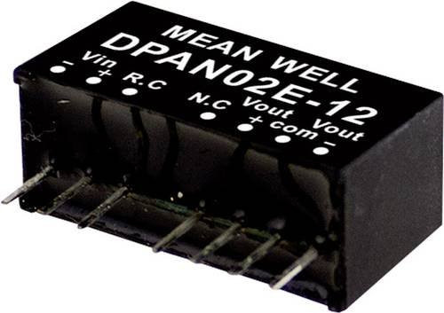 Mean Well DPAN02E-05 DC/DC-Wandlermodul 2W 200mA Schwarz mit Barrel-Plug - Bild 1