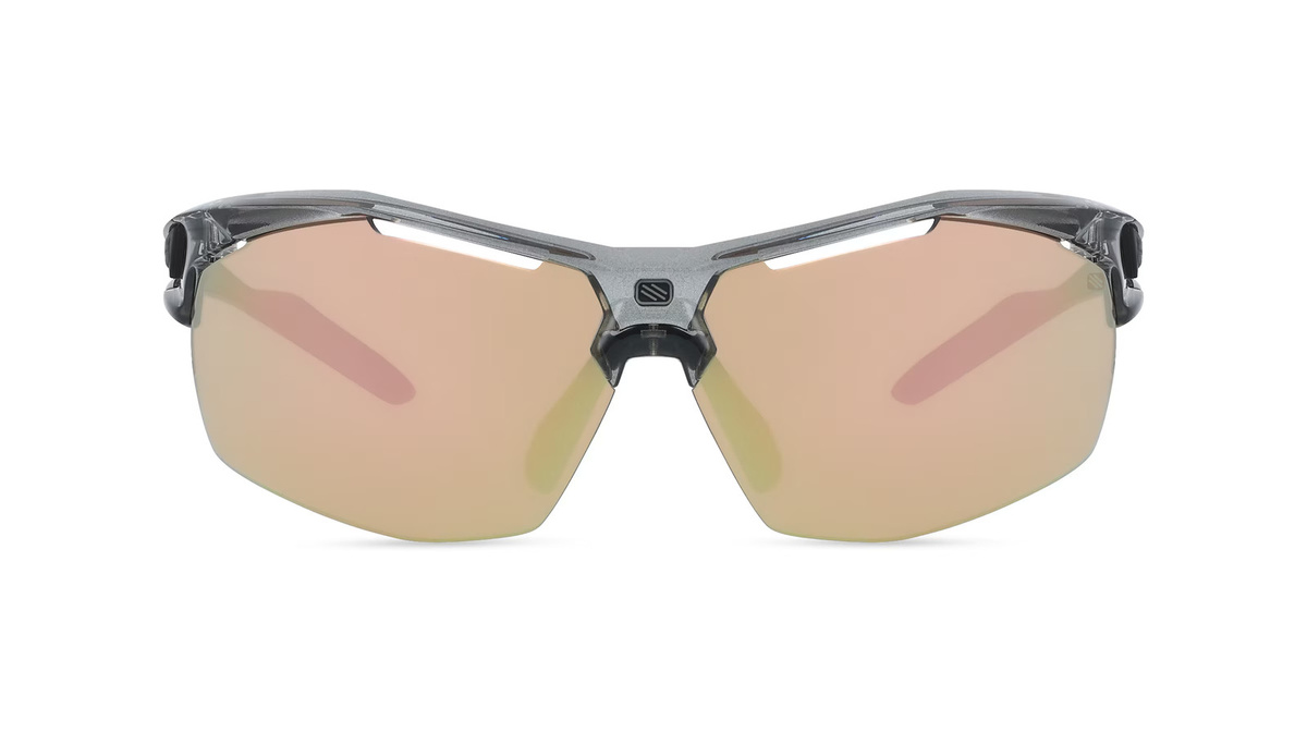 Rudy Project SQ1015433-0000 SYDUS Sonnenbrille, Halbrand, Oval, Kunststoff, Unisex, grau - Bild 1