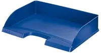 Leitz Briefablage Plus aus Kunststoff in Blau, B: 36,3 cm, T: 27,3 cm, H: 7,0 cm - Bild 1