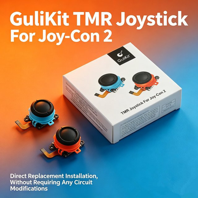 GuliKit TMR Joystick für Nintendo Switch Joy-Con 2 Reparatur-Gaming-Zubehör in Multicolour - Bild 1