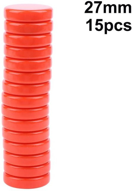EmilyWoo Schachfiguren, Zubehör, Kunststoff, Rot, 15-teiliges Set - Bild 1