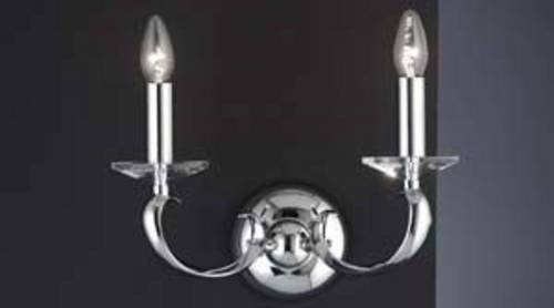 Brumberg Wandleuchte Chrom mit E14 Fassung für Glühlampen bis 40W - Bild 1
