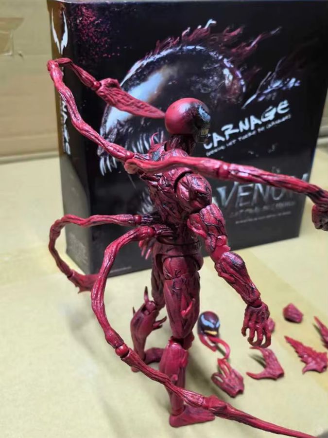 SHF Venom Actionfigur Modell Statue als Sammlerstück und Ornament - Bild 5