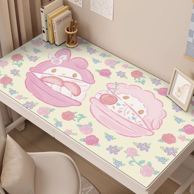 Sanrio Schreibtischunterlage im Cartoon-Design, wasserabweisend und hitzebeständig, Multicolour - Bild 1