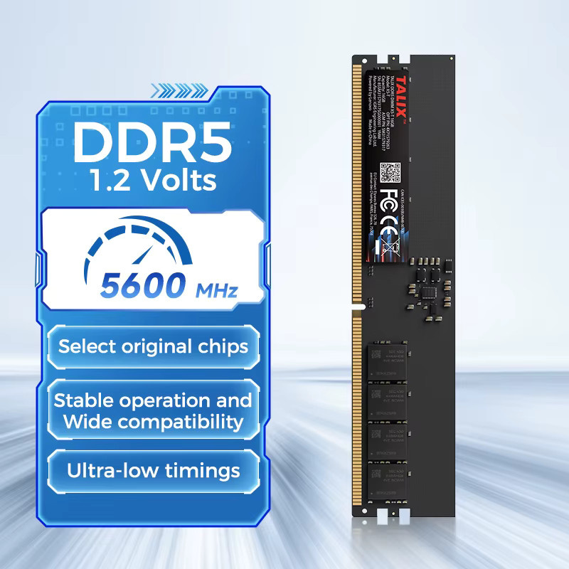 Lenovo TALIX DDR5 RAM 32 GB 5600 MHz UDIMM Desktop-Speicher Schwarz - Bild 3