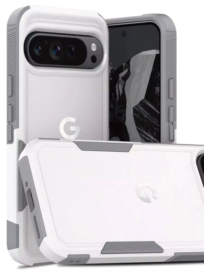 Mattierte Armor Handyhülle für Google Pixel 10 9 8 Pro XL 7 6 in Purple – Stoßfeste Schutzhülle mit mattierter Oberfläche - Bild 3