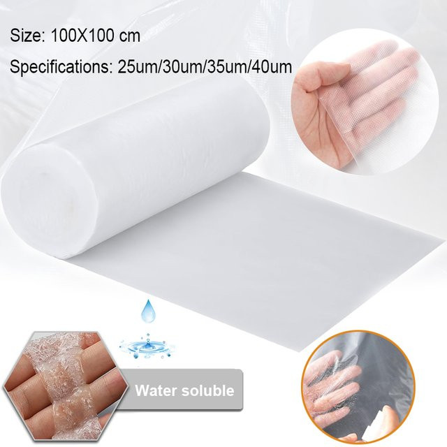 Wasserlöslicher Stickereistabilisator in Transparent, 10 x 10 cm - Bild 1