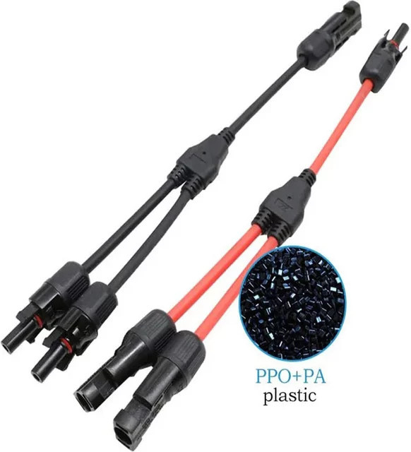 Professioneller wasserdichter Solar-Zweig-Adapter mit Parallelstecker für Photovoltaik-Anschlüsse 12 V - Bild 1