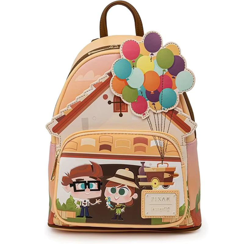 Loungefly Disney Pixar Movie Series Toy Story/WALL-E/Monsters University Mini Rucksack Coco Cosplay Rucksack - Bild 3