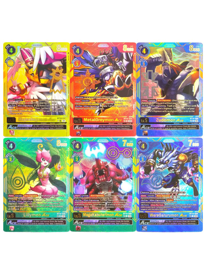 Bandai Digimon Proxy Digimon-Karte Exceed Apocalypse BT14 BT15, Sammelkarte - Bild 3
