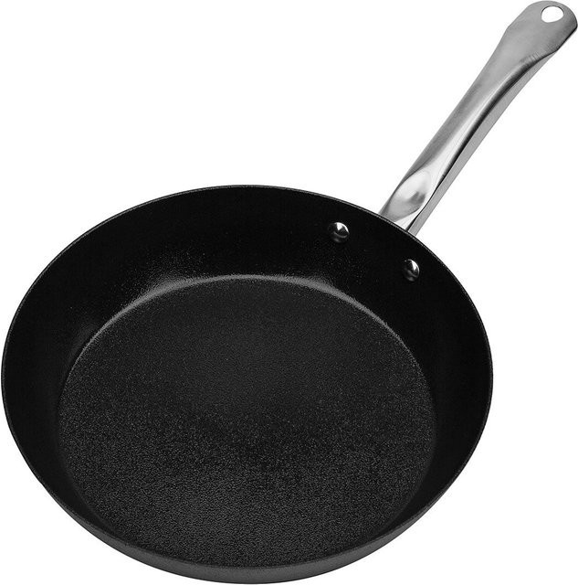 GSW Bratpfanne Avanti aus Carbonstahl und Edelstahl, Schwarz, Durchmesser: 20 cm - Bild 1