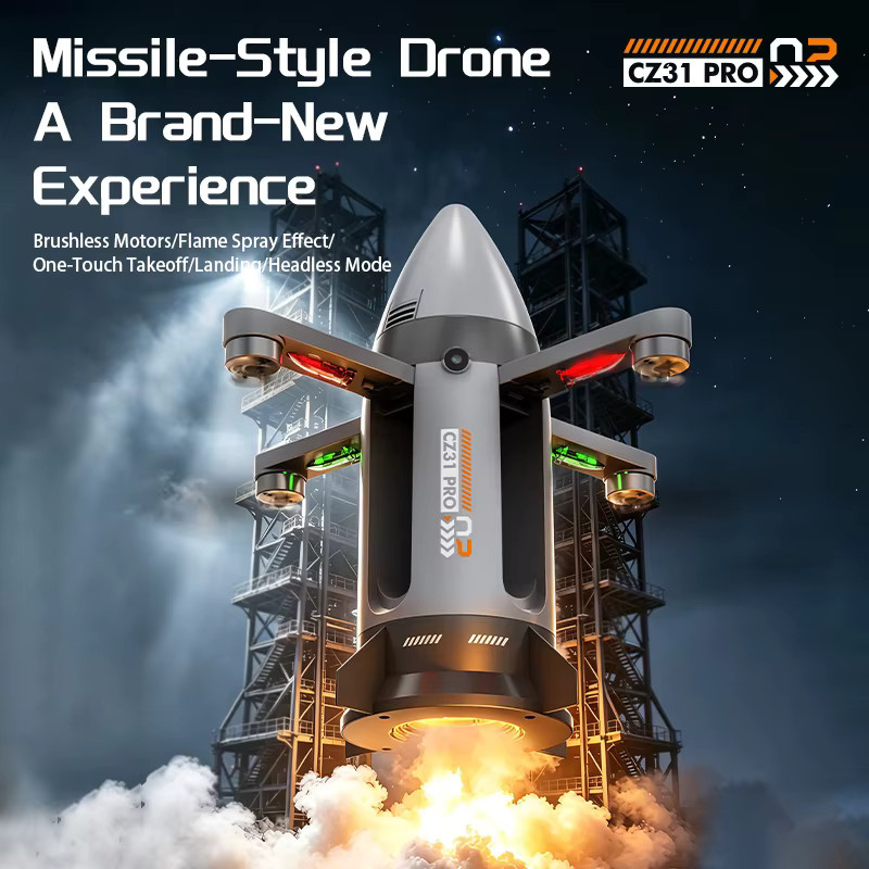 ANTSIR RC Starship Flugzeug, Raketen-RC-Drohne, mit Sprühfunktion - Bild 2