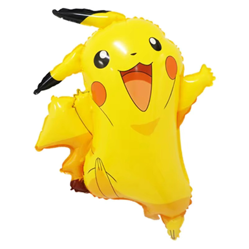 Potdemiel Pokemon Pikachu Thema Aluminiumfolienballons für deine Geburtstagsparty und Anime-Dekorationen im 5er Set - Bild 2