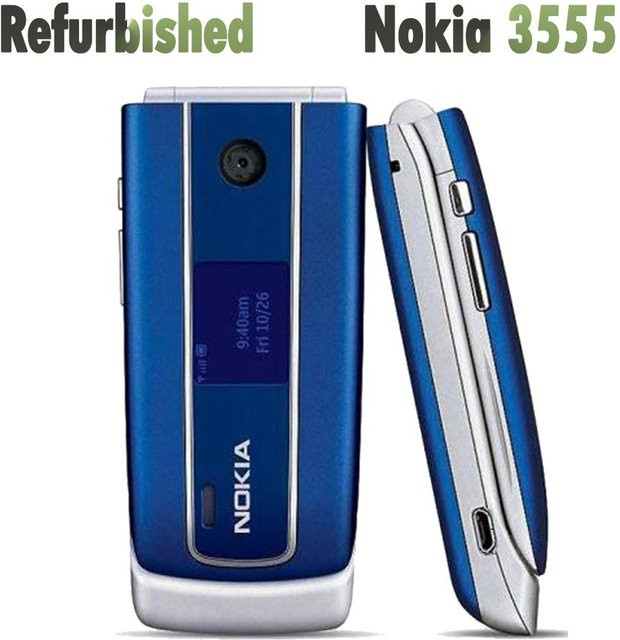 Generalüberholtes Nokia 3555 Klapphandy in Blau mit 1 SIM-Karte - Bild 1