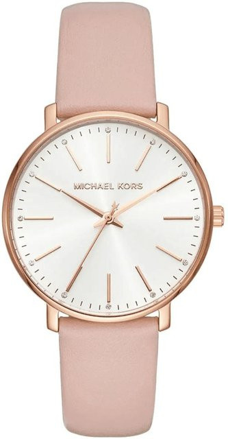 Michael Kors Armbanduhr, Quarz, Edelstahl, Roségold, Weiß, 38 mm, Damen - Bild 1