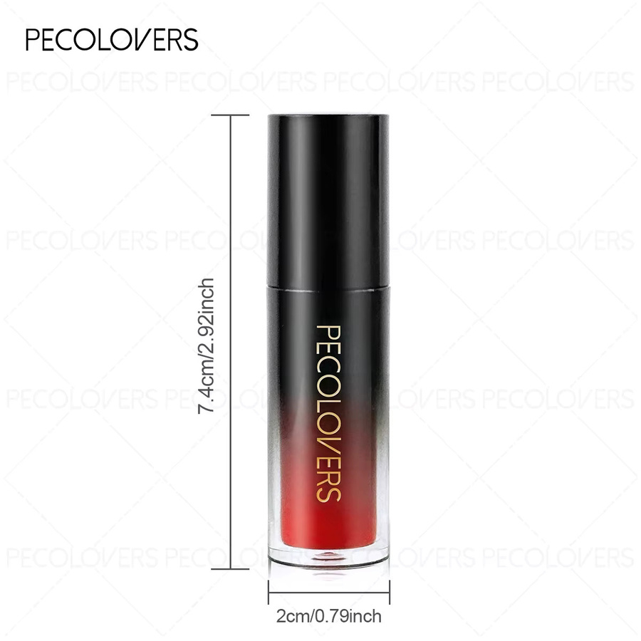 Mattierter Samt-Lipgloss, lila/schwarz/dunkelrot - Bild 4