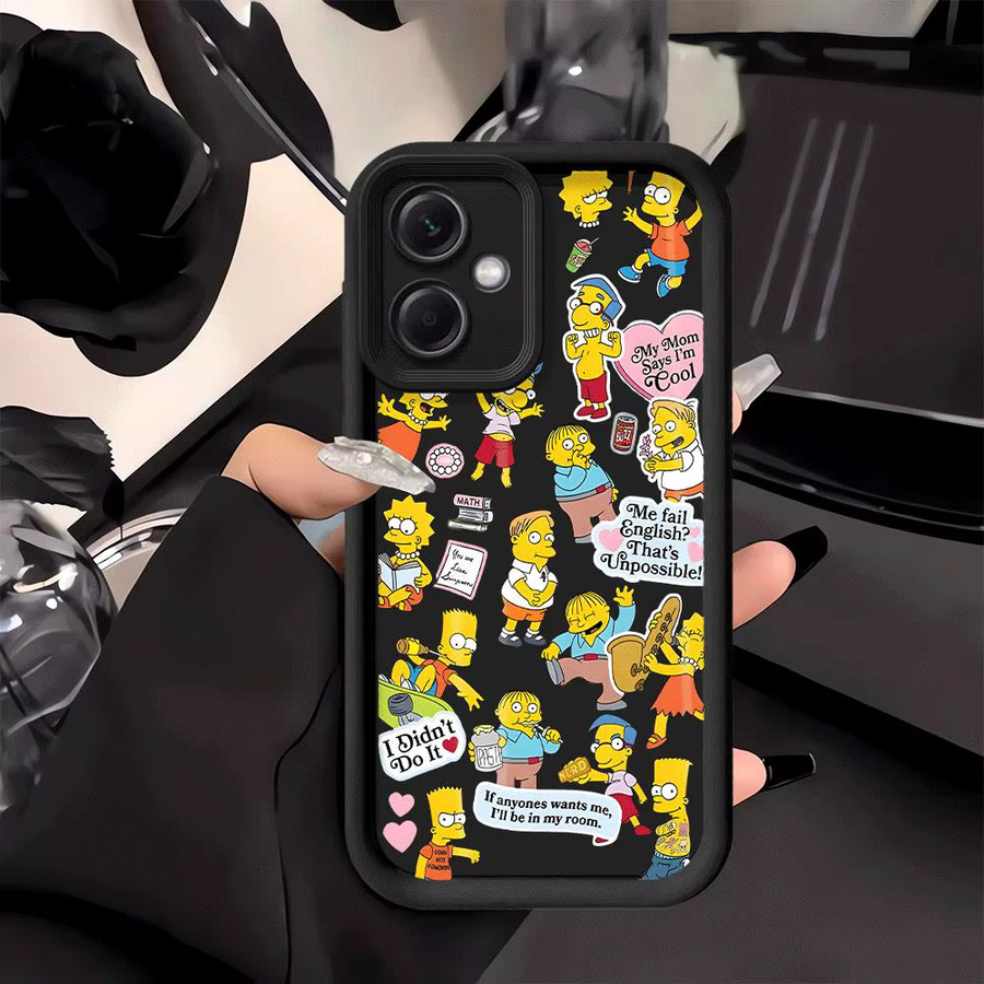 Handyhülle Soft Shell mit The Simpsons Cartoon Design für Xiaomi Redmi Note 13 Pro Plus 14 Pro 12 13 11 Pro 10S 12S 11S in Multicolour - Bild 3