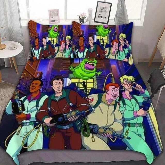 Bettwäsche-Set Ghostbusters von Lodestar mit Motivdruck, weiches Microfaser-Material, mehrfarbig, B/H: 240 x 220 cm - Bild 1
