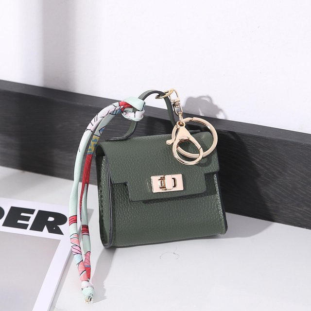 SZwatch Taschenanhänger, Haus kleine Tasche, roter Umschlag, olivgrün, Damen - Bild 1
