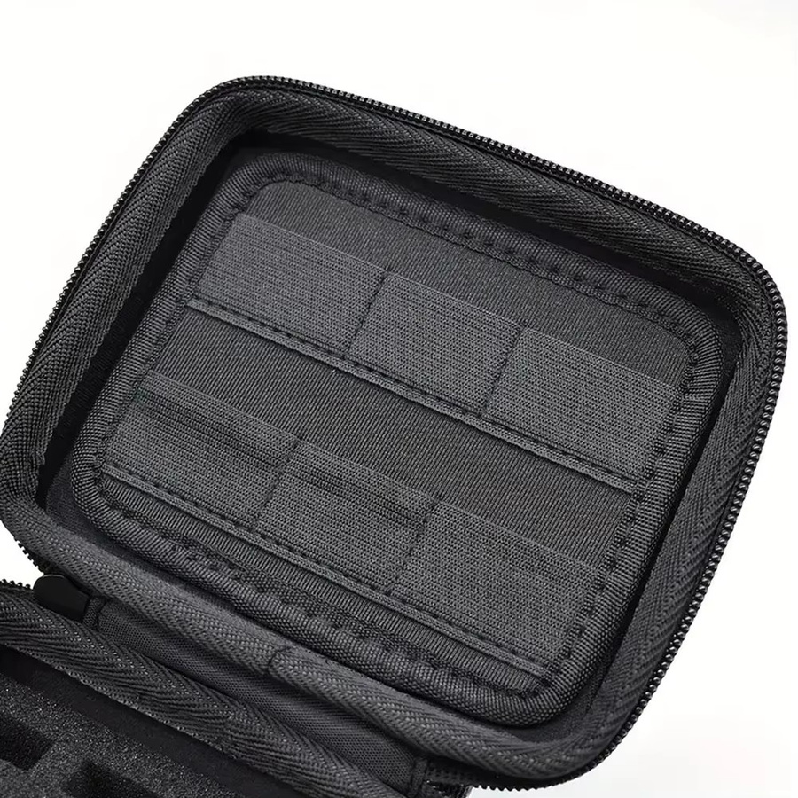 Staubdichte USB-Stick Aufbewahrungstasche und Organizer Box für elektronisches Zubehör in Schwarz - Bild 4