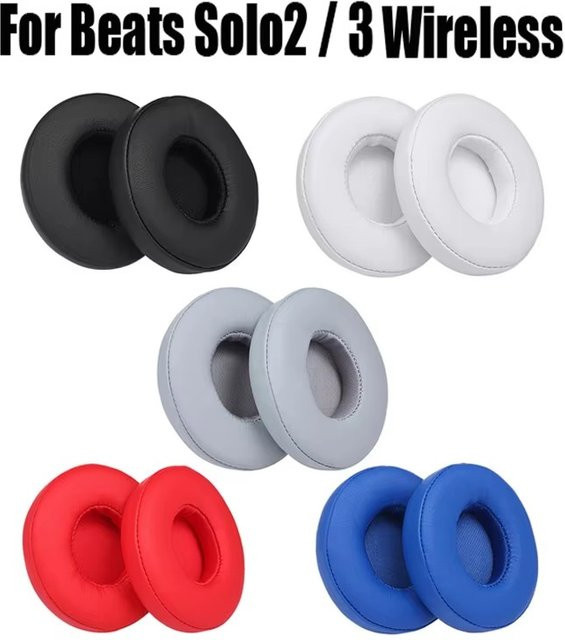 Wicked Cushions Ersatz-Ohrpolster für Beats Solo 2 und Solo 3 Wireless On-Ear Kopfhörer in Pink, Gold und Multicolour - Bild 1