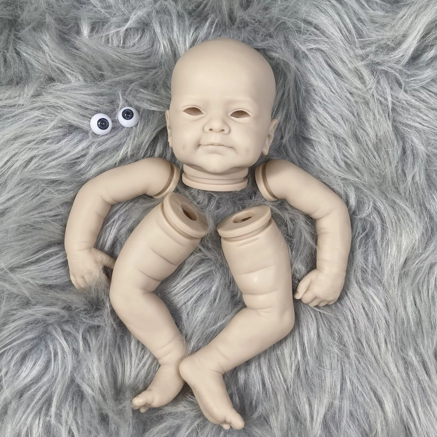 MRB Sanya Reborn-Puppenbausatz, 19-Zoll, unbemalt, mit Stoffkörper - Bild 1