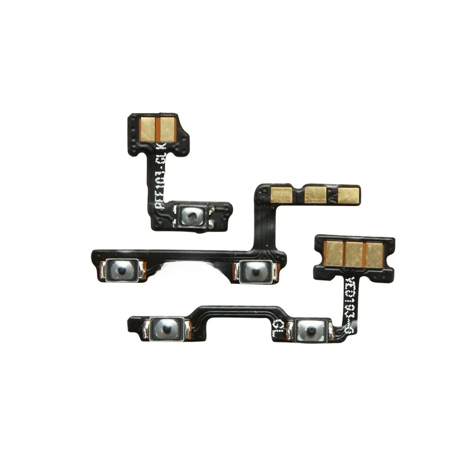 OnePlus Ersatzteil Set: Power ON OFF Schalter und Lautstärketasten Flexband in Schwarz für OnePlus 7, 7T, 8, 8T und 9 Pro - Bild 1