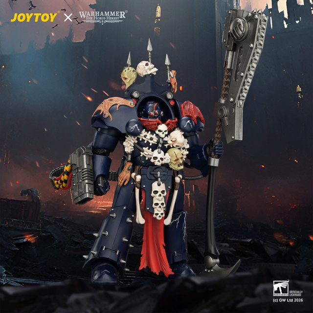 JOYTOY Warhammer The Horus Heresy Night Lords Legion Praetor, Actionfigur, 1/18 - Bild 1