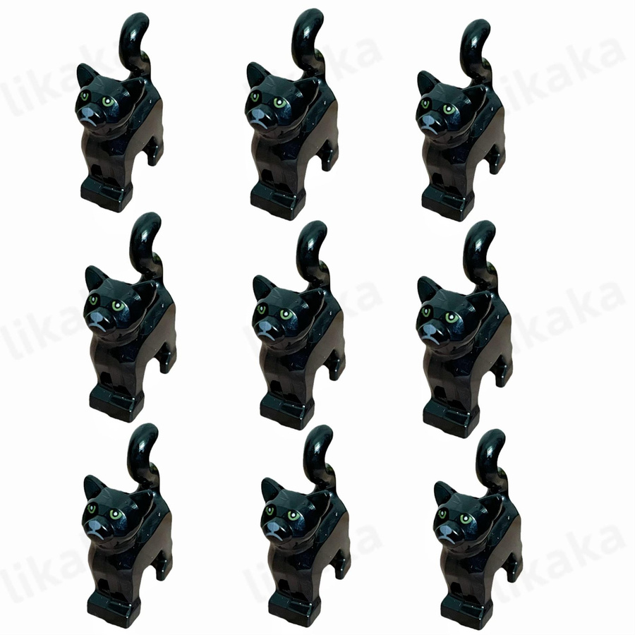 Linyi toy Bausteine Katze Bauernhof Stadtgebiet 9-teiliges Set - Bild 2
