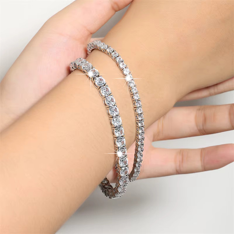 ZAKOL Tennis Armband, Silber, Zirkonia, Damen - Bild 2